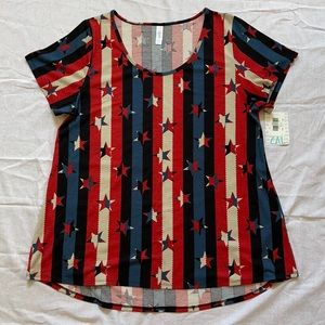 LuLaRoe 2XL Classic T (American Collection)